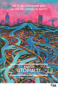 Affiche du festival Les Utopiales réalisée par Elene Usdin.